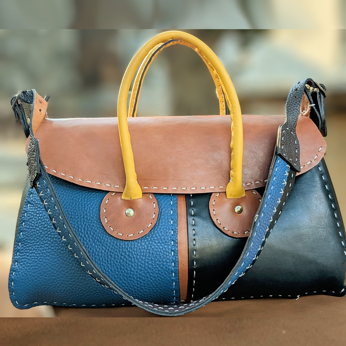 Leather hand bag Equa Leather hand bag Equa
