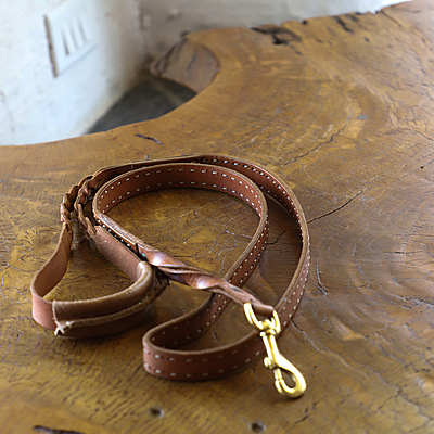 leather dog leash