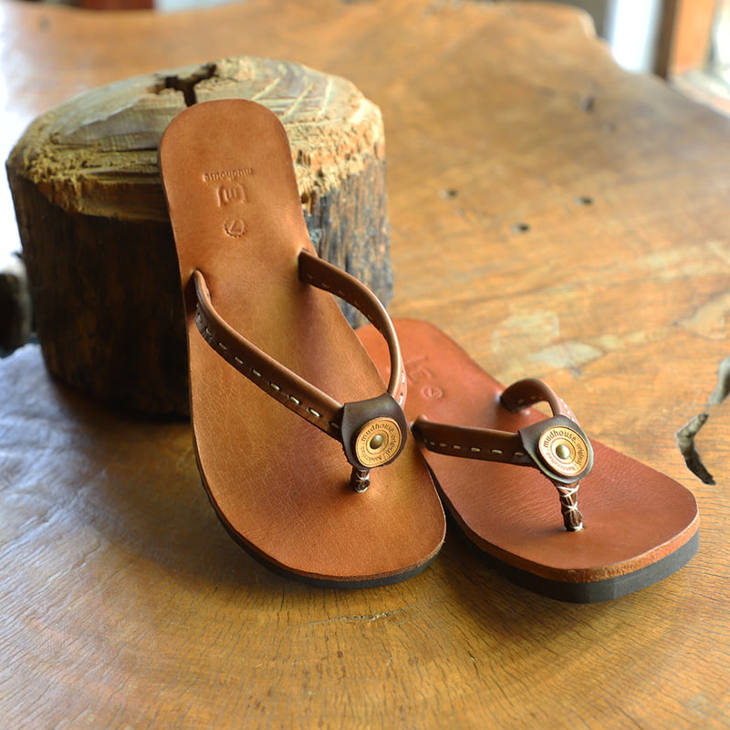 Leather flip flops Adam